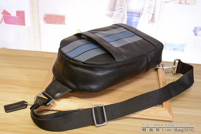 COACH蔻馳 72226 全皮胸包 時尚經典 單肩包 男女同款  Chz1479